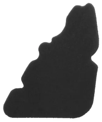 Produktbild von Nypso Piaggio Liberty 50/125/150/200cc Luftfilter Schwarz  Schwarz One Size