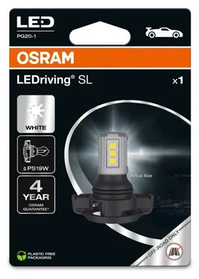 Image de Ampoule LED LAMPE LED LEDriving SL PS19W White 6000K ECO PACKAGING Osram 5201DWP-1BL