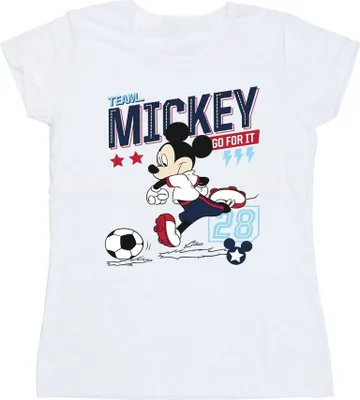 Produktbild von Disney - "Team Football" T-Shirt für Damen BI33448 (M) (Weiß)