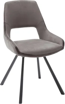 Produktbild von Esszimmerstuhl Küchenstuhl Polsterstuhl Stuhl Sitzmöbel "Agrafa I" (2-er Set) Braun