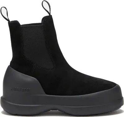 Produktbild von Moon Boot Luna Chelsea Suede Stiefel Schwarz EU 39 Frau Schwarz EU 39