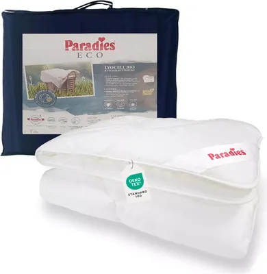 Produktbild von Paradies Nima-Fill Bio medium warme Bettdecke mit Jojoba 135x200