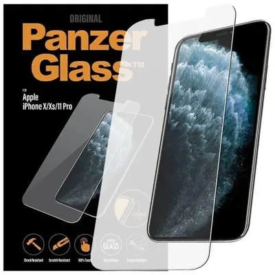 Produktbild von PanzerGlass ® Displayschutzglas iPhone 11 Pro | Xs | X | Standard Fit, Apple, Apple - iPhone X, Apple - iPhone Xs, Apple - iPhone 11 Pro, Trockene Anwendung, Kratzresistent, Schockresistent, Antibakteriell, Transparent, 1 Stück(e)