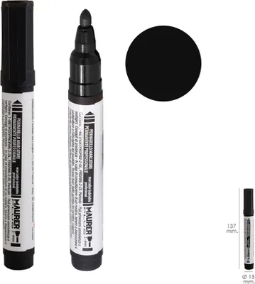 Image de Marqueur permanent professionnel noir