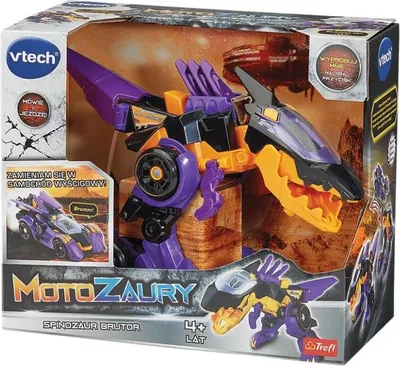 Immagine prodotto di VTech Interaktywna Zabawka Motozaury Spinozaur Brutor Wyścigówka