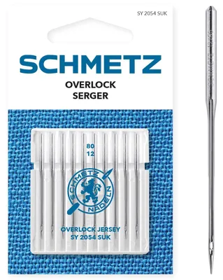 Produktbild von SCHMETZ | Overlock Jersey | 80/12 | 10 Nähmaschinennadeln