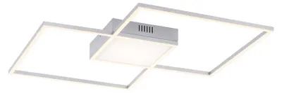 Produktbild von JustLight LED CCT Deckenleuchte Asmin nickel-matt 60 x 60 cm dimmbar