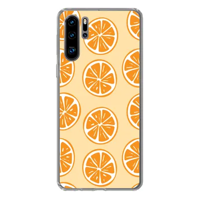 Produktbild von MuchoWow® Handyhülle Schutzhülle Hülle für Huawei P30 Pro Obst - Orange - Tropisch Silikon Softcase Handy Hülle - Schutzdeckel