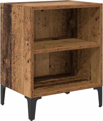 Productafbeelding van Nachtkastje Oudhout 40 x 30 x 50 cm Bewerkt hout