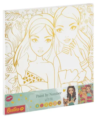 Obrázok produktu pre Obraz na maľovanie podľa čísel Friends 30 x 30 cm