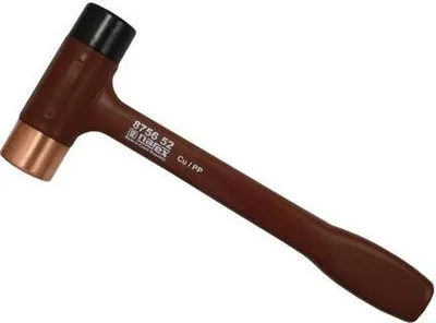 Obrázek produktu pro Palička s měděným a plastovým úderným koncem, 290 mm