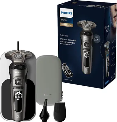 Produktbild von Philips Rasierer S9000 Prestige SP9872/15 Elektrischer Nass- und Trockenrasierer, Serie 9000