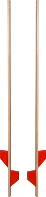 Produktbild von Holzstelzen 170cm ROT Holz Stelzen Kinderstelzen Ballance