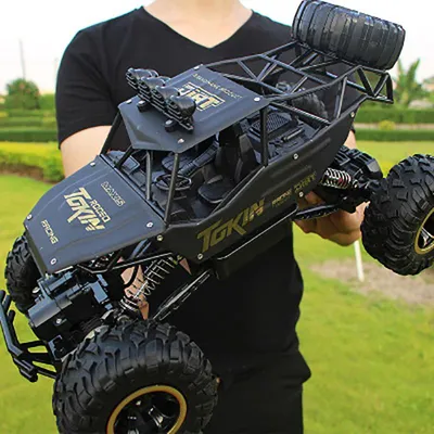 Zdjęcie produktu dla 1:12 4WD RC Car Update Version 2.4G RadioHigh Speed Truck zabawka terenowa czarny
