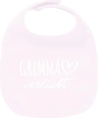 Produktbild von Huuraa Unisex Babylatz Grimma verliebt Geschenk Babypink  Baumwolle Grimma Mitbringsel