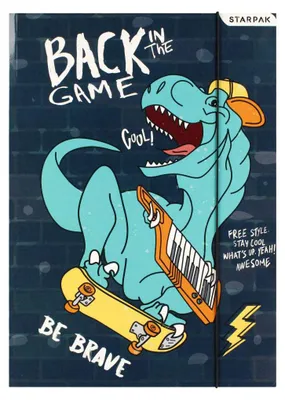 Zdjęcie produktu dla Teczka z gumką A4 Skate Dino STARPAK 536505