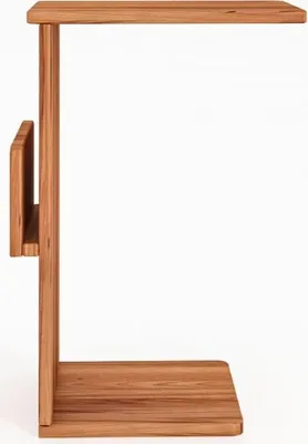 Produktbild von Nachttisch Jetro 2 aus Kernbuche massiv 32x47x66 cm mit Zeitungsablage