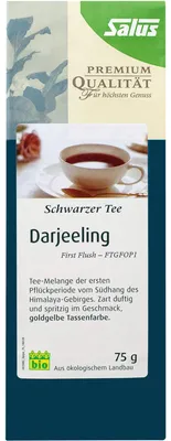 Zdjęcie produktu dla Czarna herbata Salus Darjeeling, 75 g herbaty