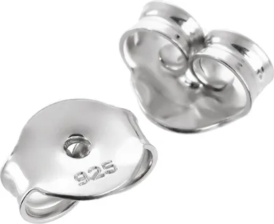 Produktbild von 1 Paar 925er Sterlingsilber 8mm Gegenstecker Butterfly Verschluss