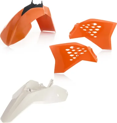 Obrázok produktu pre ACERBIS sada kapotáže 4 diely oranžová/biela pre KTM SX 65