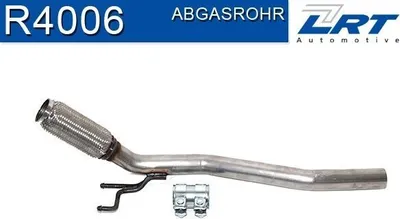 Produktbild von LRT R4006 Reparaturrohr Katalysator KAT für VW Golf V Schrägheck (1K1) TOURAN (1T1, 1T2) GOLF PLUS (5M1, 521) für AUDI A3 Sportback (8PA) für SKODA