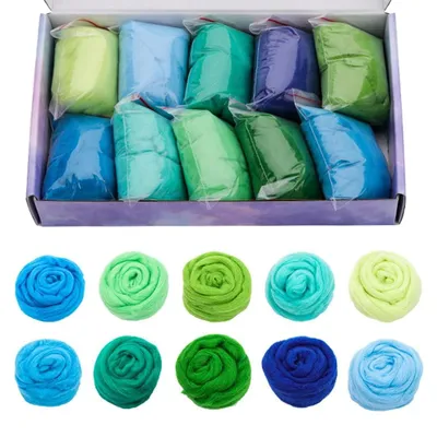 Image de Kit d'aiguilles à tricoter - 10 couleurs, idéal pour les débutants