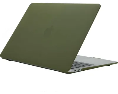 Produktbild von Mobigear Cream Matte Schutzhülle für MacBook Pro 16 Zoll (2019-2020), Hartschale, Modell A2141 - Avocado