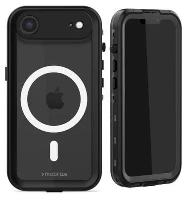 Produktbild von Mobilize Waterproof iPhone Air Wasserdicht MagSafe Hülle Hardcase Backcover - Schwarz