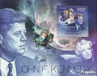 Produktbild von Briefmarken Zentralafrikanische Republik 2012 Mi Block 960 (kompl. Ausgabe) postfrisch John F. Kennedy & Space