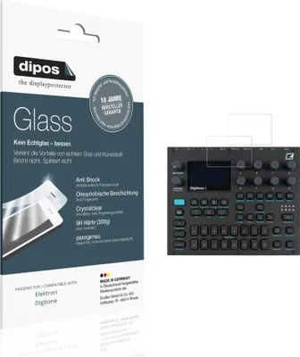 Immagine prodotto di 2x Pellicola Protettiva per Elektron Digitone Protezione Vetro Flessibile 9H dipos