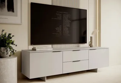 Obrázek produktu pro Televizní stolek se šuplíky 180 cm DEASY - pískový béžový