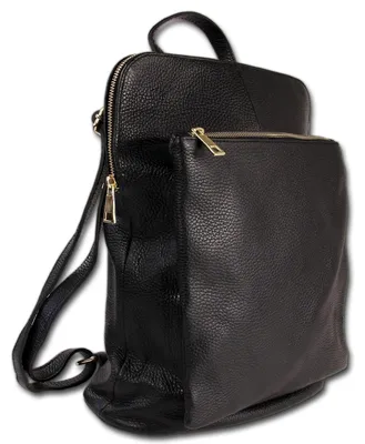 Produktbild von Toscanto Leder schwarz Rucksack Cityrucksack Damen D3ORTM103RS