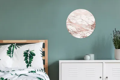 Produktbild von MuchoWow® - Schlafzimmer - Bilder - Der Kreis - Kunst für die Wohnung - Plastik - Kunstdruck - Wandbild