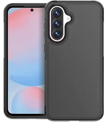 Produktbild von Mobigear Traveller Schutzhülle für Samsung Galaxy A56, Hartschalenhülle, Rückseite - Schwarz