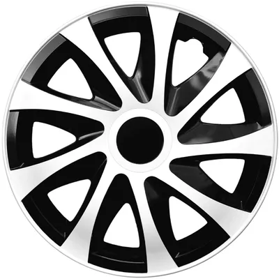 Produktbild von NRM Radkappen DRACO, Weiß 13" Zoll. (4 x Universal Radzierblenden/Radkappen)
