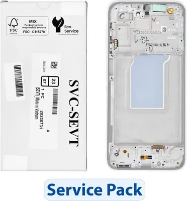 Immagine prodotto di ServicePack Display LCD SAMSUNG A26 5G A266B Bianco GH82-37049B