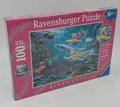 Produktbild von Ravensburger 13683 Little Mermaids 100 Teile Glitter Puzzle