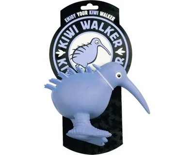 Obrázek produktu pro Hračka pro psy Kiwi Walker latexová pískací vel. S 8,5 cm modrá