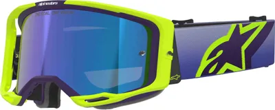 Produktbild von Alpinestars Vision 8 Corp Motocross Brillen, lila/gelb