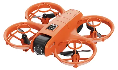 Produktbild von YLR/C YL3 FPV Drohne mit Display Fernbedienung WiFi HD Kamera Optical Flow 6-Achs Gyro RC Quadcopter mit 2 Akkus, Kinder Geschenk Orange
