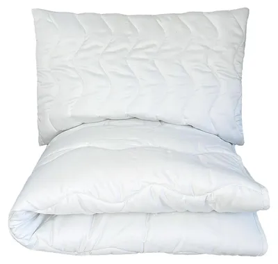 Produktbild von Winterbettdecke + Kissen für Babys „Comfort“ aus Baumwollsatin, 100 x 135 cm + 40 x 60 cm