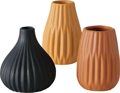 Produktbild von Vase Wilma Set 3-teilig Orange