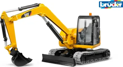 Obrázok produktu pre BRUDER Cat Mini Excavator, Model žeriavu, Plast, Čierna, Žltá