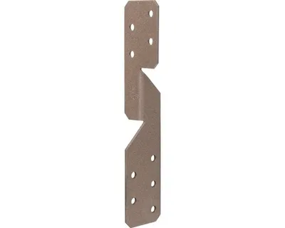 Produktbild von Alberts DURAVIS® Sparren-Pfettenanker, rostbraun 33 x 33 x 170 mm