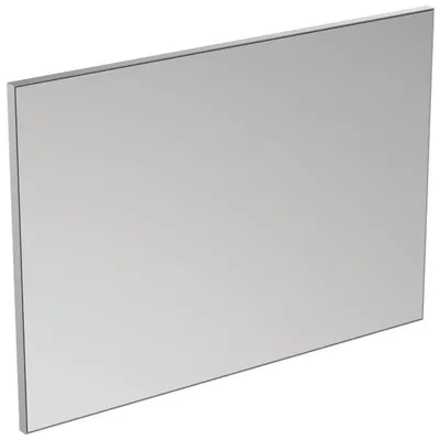 Produktbild von Ideal Standard Badspiegel Mirror & Light 100 cm in Aluminiumoptik mit reversibler Montage