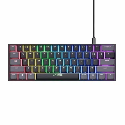 Obrázek produktu pro Trust Gaming GXT 867 Acira Spanish QWERTY Layout Mechanická klávesnice Gamer Fun Black;