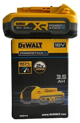 Productafbeelding van DEWALT Powerstack vervangingsaccu, 18V / 3,5 Ah
