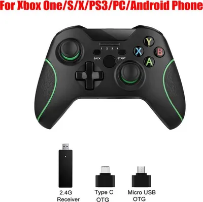 Zdjęcie produktu dla 2.4G Bezprzewodowy kontroler dla Xbox One Console PC Android Smartphone Gamepad Joystick