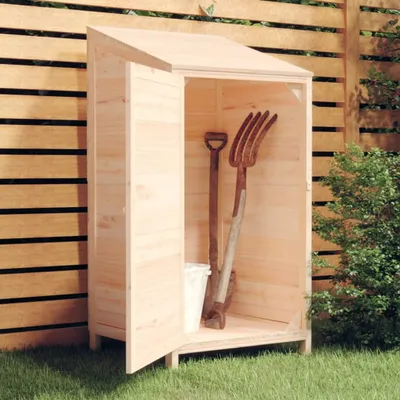 Produktbild von "2026 Promotion" Geräteschuppen 55x52x112 cm Massivholz Tanne - Geräteschuppen CC1579