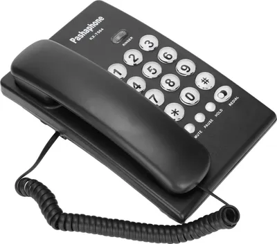 Produktbild von KXT504 Desktop-Schnurgebundenes Telefon Multifunktionales Festnetztelefon mit großen Tasten für Home Office und Hotel (Schwarz)